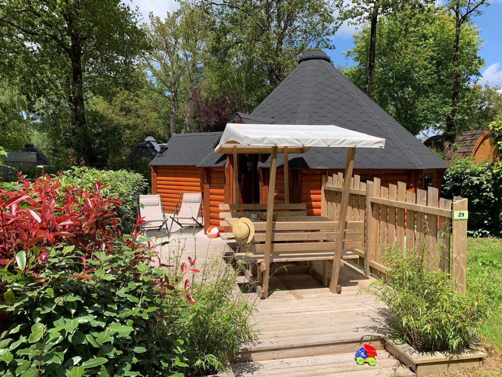 Camping De L'Etang Du Pays Blanc Guérande Exteriér fotografie